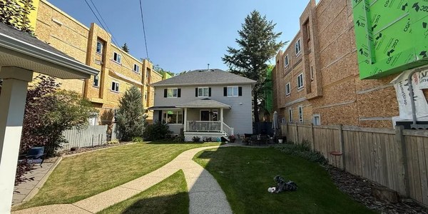 Residential neighbourhood street in Alberta