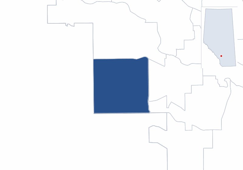Map of the Calgary-West electoral division